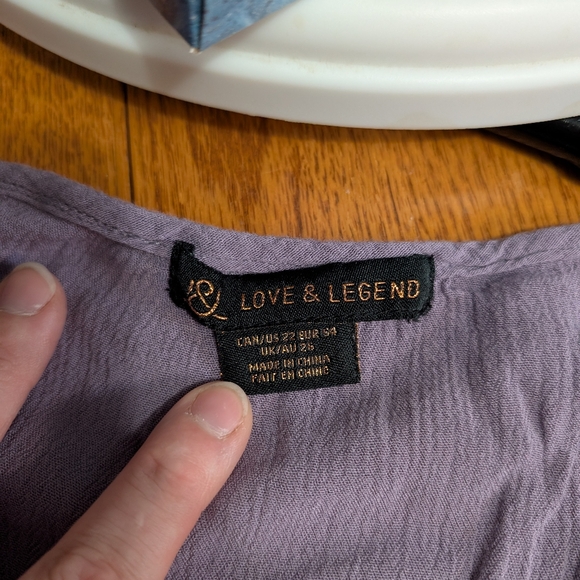 Purple Bell Sleeve Top 22 (T27) - Picture 5 of 9